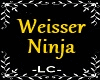 Weisser Ninja