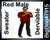 [BD]RedMaleSweater