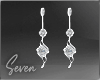 !7 Silver Diam Earrings
