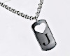 k. necklace letter J