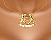 Gemini Gold Necklace F