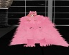 Wolf Fur Cape Pink V2
