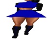 Raven Blk/Blu Skirt Fit