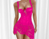 Latex & Lace Hot Pink