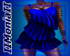 IIMII Blue Blow Dress