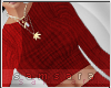 -Knit Red Top