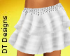 San Skirt Studded White