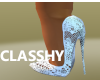 Lace Heel - White