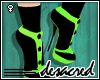 |D| Lime Green Rez Heels