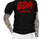 ☆ BDA BLK TEE + TATTS