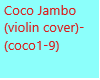 Coco Jambo (violin cover