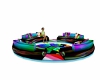 Rainbow circular couch