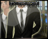 {B}Black Tux Suit