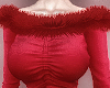 Fur Sweater Red
