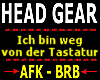 German AFK-BRB Head Gear
