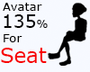 Avatar 135% Seat