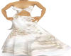 evening gown w/bow(white