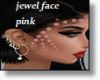 face jewel pink R