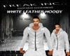 White Leather Hoody