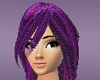 hair black purple