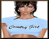 F Tee Country Girl-Blue