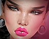 eyelash Pink lips skin