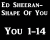 Ed Sheeran- Shape Of You