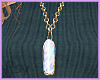 Opal long necklace