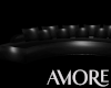 Amore Black Party Couch