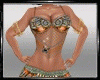 SEXY GOLD BELLY OUTFIT