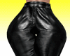 pants leather black rll
