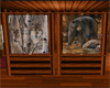 Wood Cabin Room Divider
