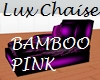 BAMBOO PINK Lux Chaise