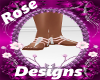 Pink White Sandals