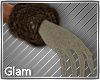 Tan Brown Fur Gloves