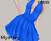 Mystery! V Dress Blue