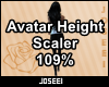 Avatar Height Scale 109%