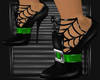 Witchs bbw green shoe