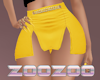 Z Yellow mini skirt RLL