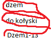 do kołyski