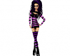 Puple gothic outfit