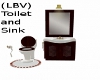(LBV) Toilet and sink
