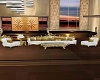 whitegold sofa set