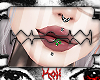 lip piercing