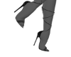 *VERS@CE Black Heels