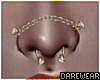 Chain Nose Piercing Gold