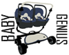 Boys Twin Car/Stoller