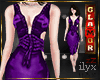 zZ Dress Purple Silk