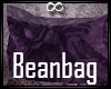 ∞ | Purple Beanbag