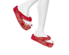 Red Asian Sandals